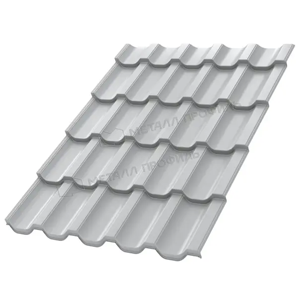 Металлочерепица МеталлПрофиль Трамонтана-SL NormanMP (ПЭ-01-9006-0.5) Металлочерепица МеталлПрофиль Трамонтана-SL NormanMP (ПЭ-01-9006-0.5)