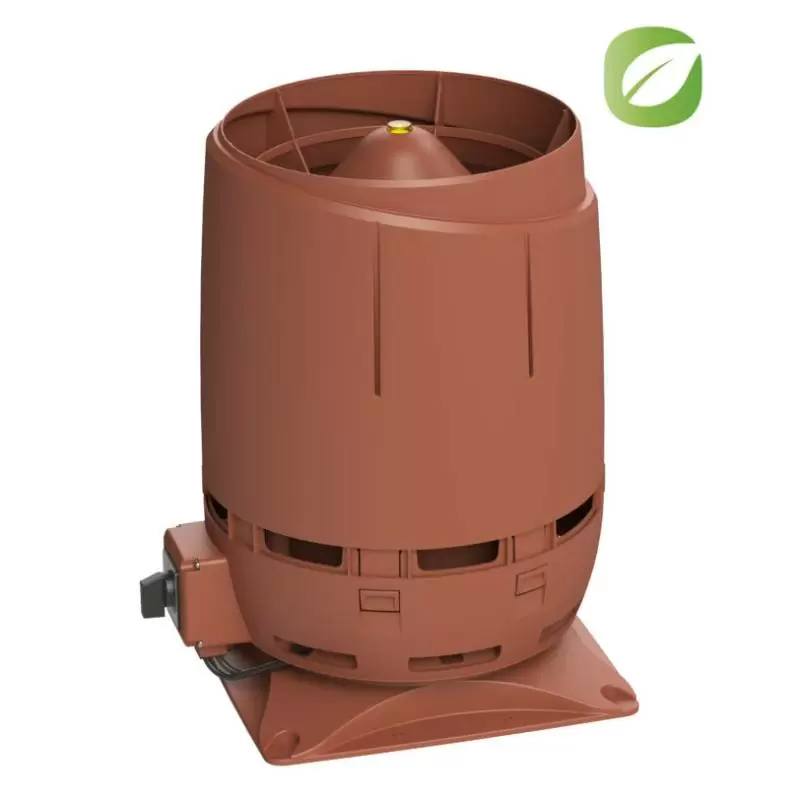 Вентилятор Vilpe Flow Eсо125S с основанием 300x300 кирпичный