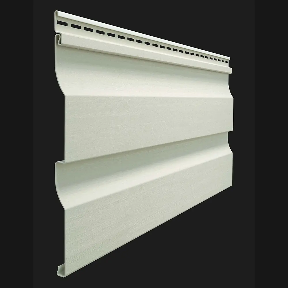 Виниловый сайдинг PREMIUM D4.5D PASTEL «Корабельный брус» цвет сливки