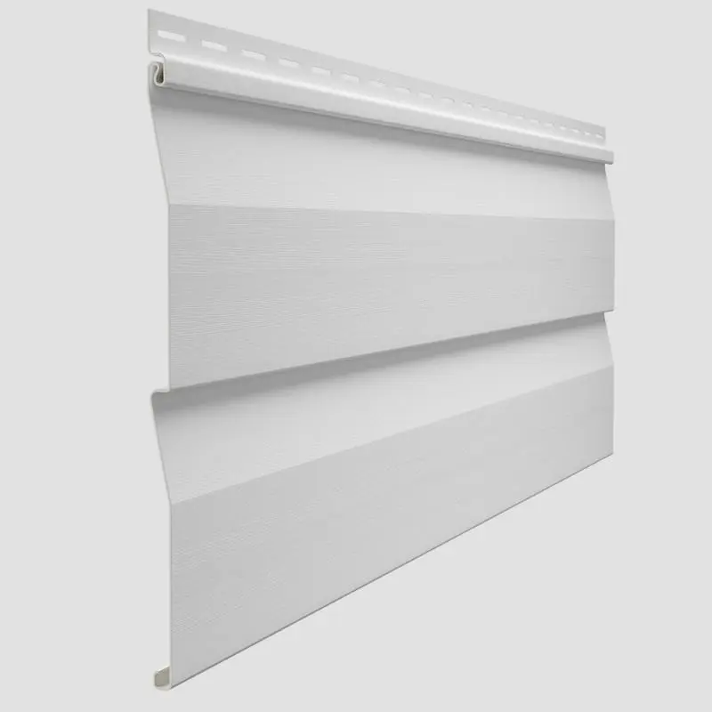 Сайдинг STANDARD D4.5D «Корабельный брус» цвет пломбир