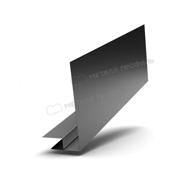 Планка карнизного свеса сложная 185х50х2000 (PURMAN-20-9005-0.5) Планка карнизного свеса сложная 185х50х2000 (PURMAN-20-9005-0.5)