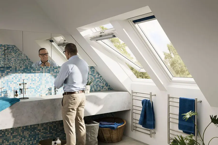 Velux WhiteLine Дизайн GLU 0061 - ручка сверху