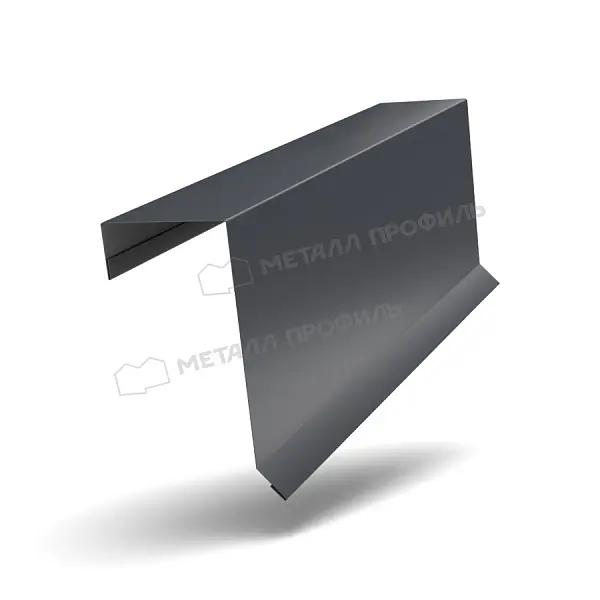 Планка торцевая кровельная FASTCLICK 65х130х2000 (PURMAN-20-7024-0.5) Планка торцевая кровельная FASTCLICK 65х130х2000 (PURMAN-20-7024-0.5)