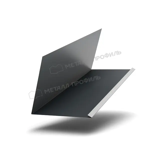 Планка примыкания верхняя к трубе FASTCLICK 250х240х2000 NormanMP (ПЭ-01-7016-0.5) Планка примыкания верхняя к трубе FASTCLICK 250х240х2000 NormanMP (ПЭ-01-7016-0.5)