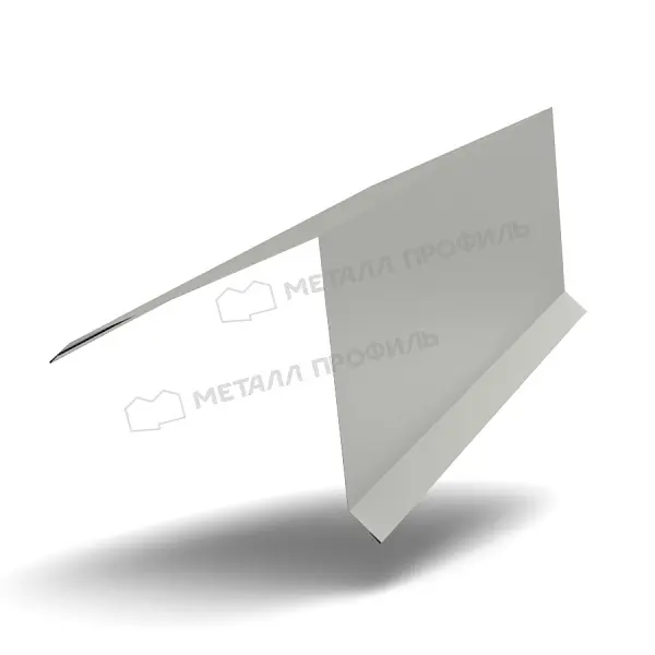 Планка конька кровли односкатной 185х185х2000 NormanMP (ПЭ-01-9010-0.5) Планка конька кровли односкатной 185х185х2000 NormanMP (ПЭ-01-9010-0.5)