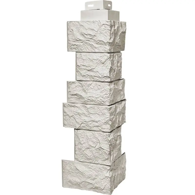 Наружный угол Камень Дикий, жемчужный