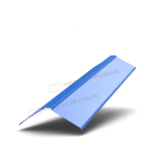 Планка конька плоского 150х150х2000 NormanMP (ПЭ-01-5005-0.5)