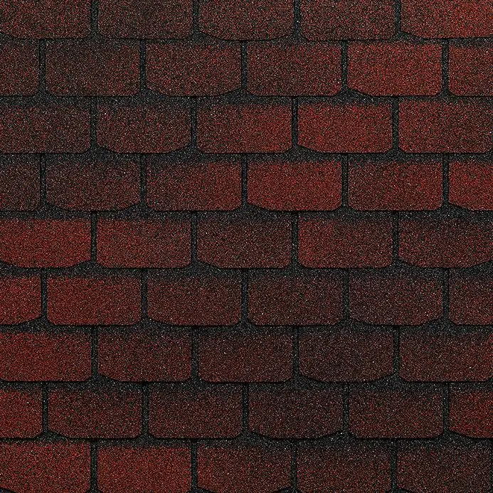 Гибкая черепица Docke EURASIA Плитка Красный