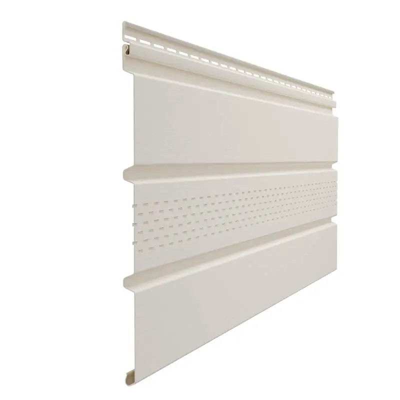 Софит PREMIUM T4 с центральной перфорацией цвет Пломбир