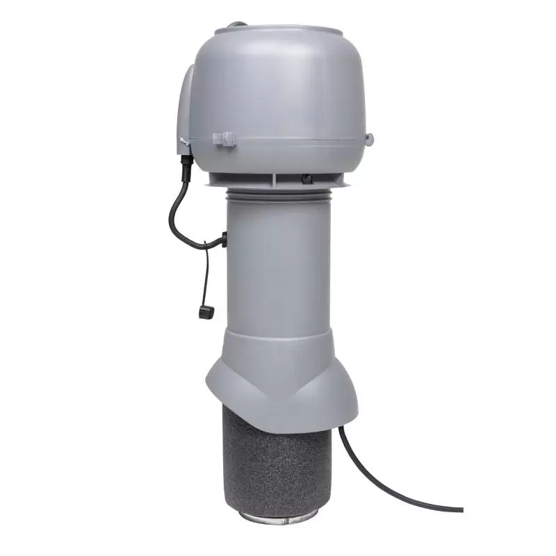 Вентилятор Vilpe Е120 P 125/500 светло-серый