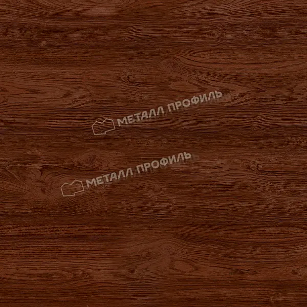 Заглушка конька круглого простая (ECOSTEEL-01-МореныйДуб-0.5)