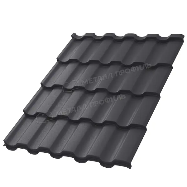 Металлочерепица МеталлПрофиль Монтекристо-X (VALORI-20-Grey-0.5) Металлочерепица МеталлПрофиль Монтекристо-X (VALORI-20-Grey-0.5)