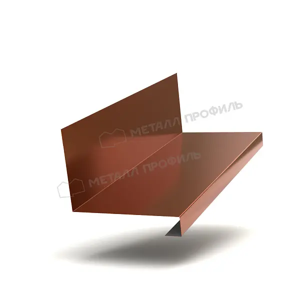 Планка примыкания нижняя к трубе FASTCLICK 150х200х2000 (PURMAN-20-Argillite-0.5) Планка примыкания нижняя к трубе FASTCLICK 150х200х2000 (PURMAN-20-Argillite-0.5)