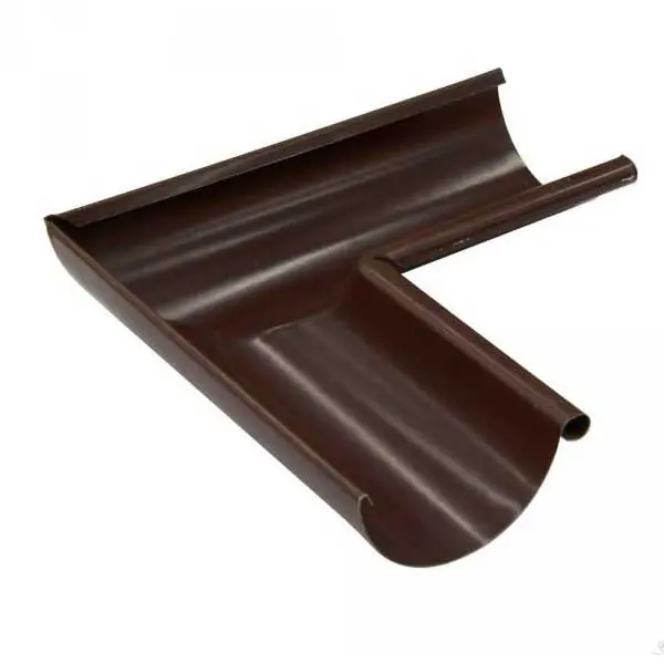 Угол желоба внутренний D125х90 градусов GRANDSYSTEM Угол желоба внутренний D125х90 градусов GRANDSYSTEM