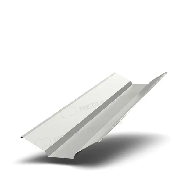 Планка ендовы верхняя 76х76х2000 (PURMAN-20-9010-0.5) Планка ендовы верхняя 76х76х2000 (PURMAN-20-9010-0.5)