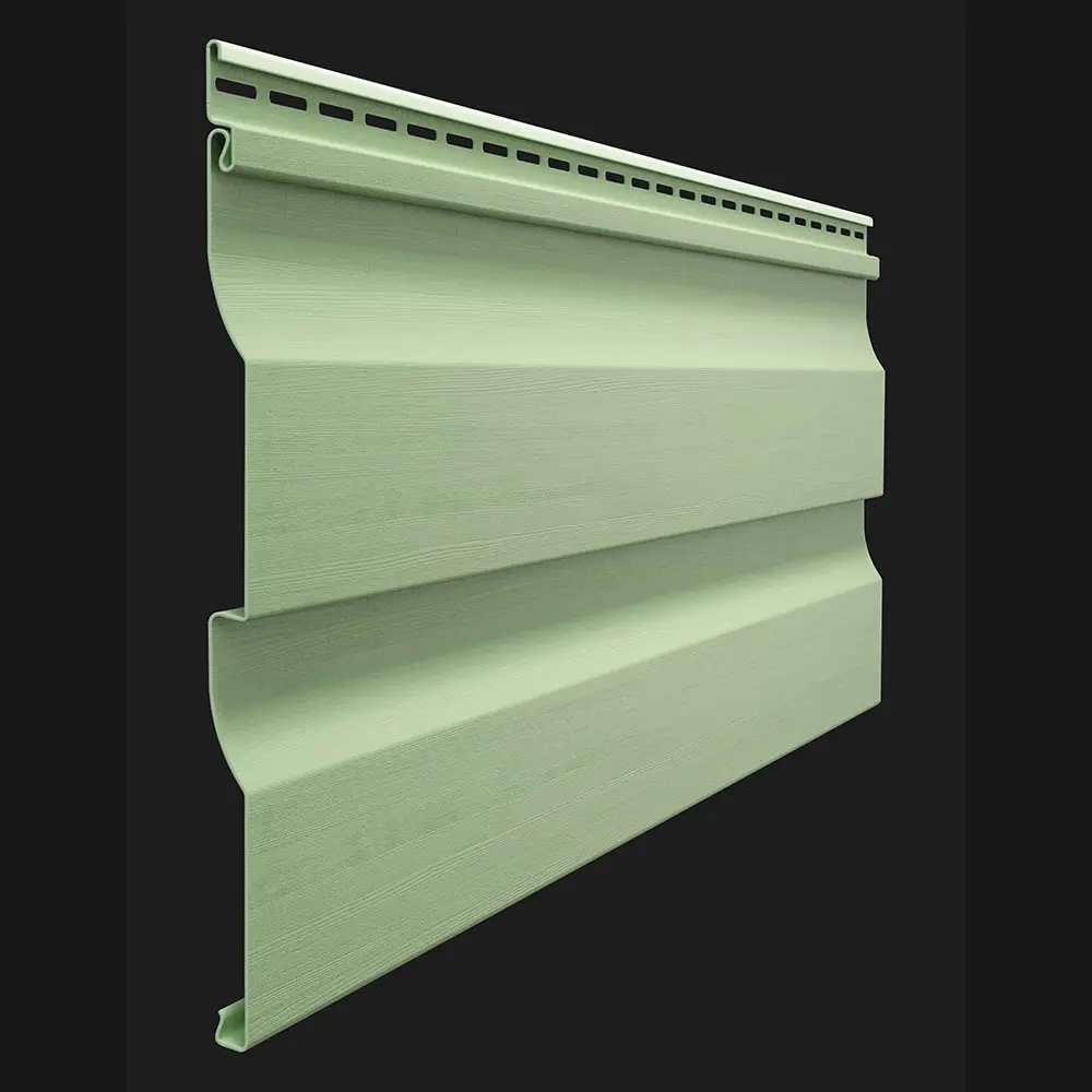 Виниловый сайдинг PREMIUM D4.5D PASTEL «Корабельный брус» цвет киви