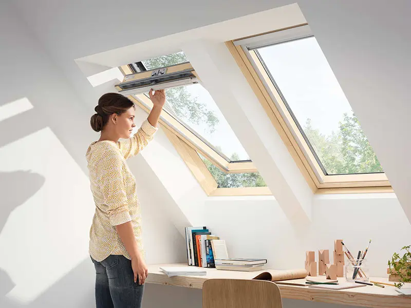 Velux WoodLine Дизайн GLL 1061 - ручка сверху