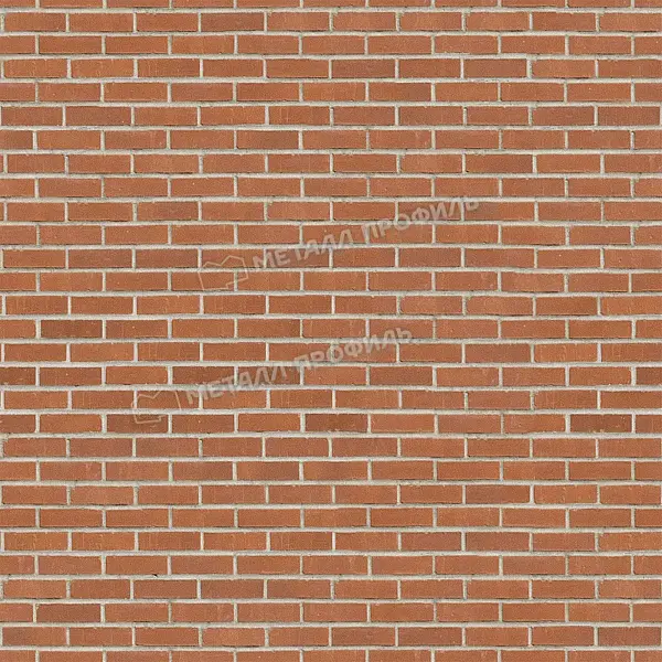 Планка J-профиль 24х18х3000 (ECOSTEEL-01-Кирпич-0.5)