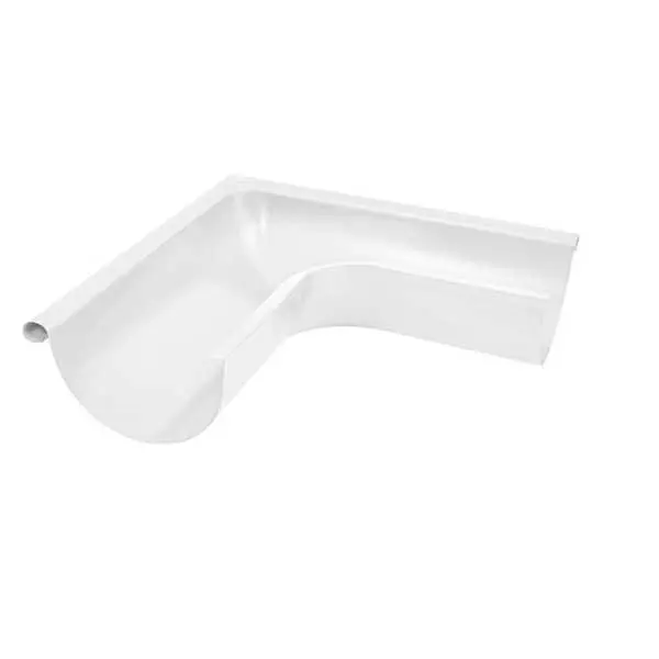 Угол желоба наружный D125х90 градусов GRANDSYSTEM Угол желоба наружный D125х90 градусов GRANDSYSTEM