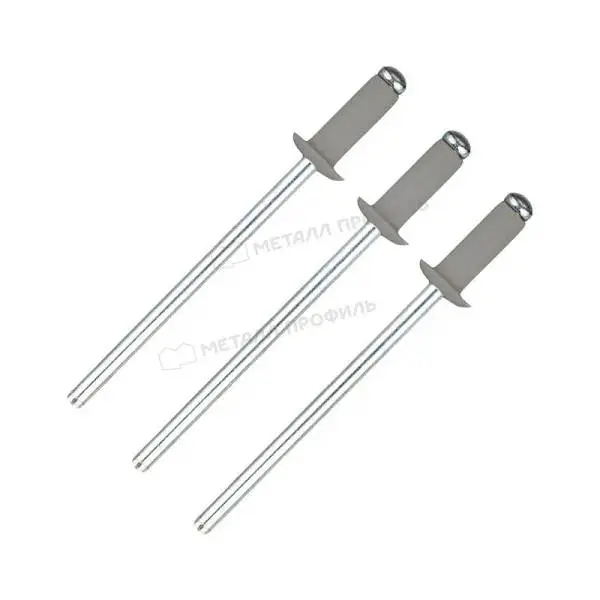 Заклепка 3.2х8 комбинированная (серая)