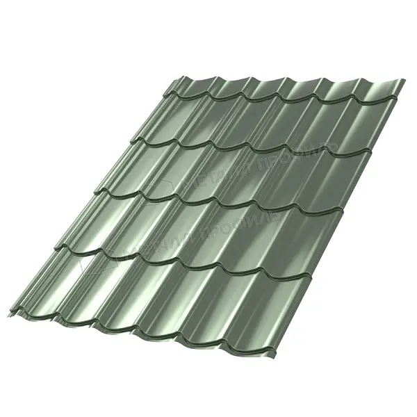 Металлочерепица МеталлПрофиль Ламонтерра-XL (PURMAN-20-Tourmalin-0.5) Металлочерепица МеталлПрофиль Ламонтерра-XL (PURMAN-20-Tourmalin-0.5)