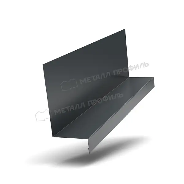 Планка примыкания боковая FASTCLICK 150х65х2000 NormanMP (ПЭ-01-7016-0.5) Планка примыкания боковая FASTCLICK 150х65х2000 NormanMP (ПЭ-01-7016-0.5)