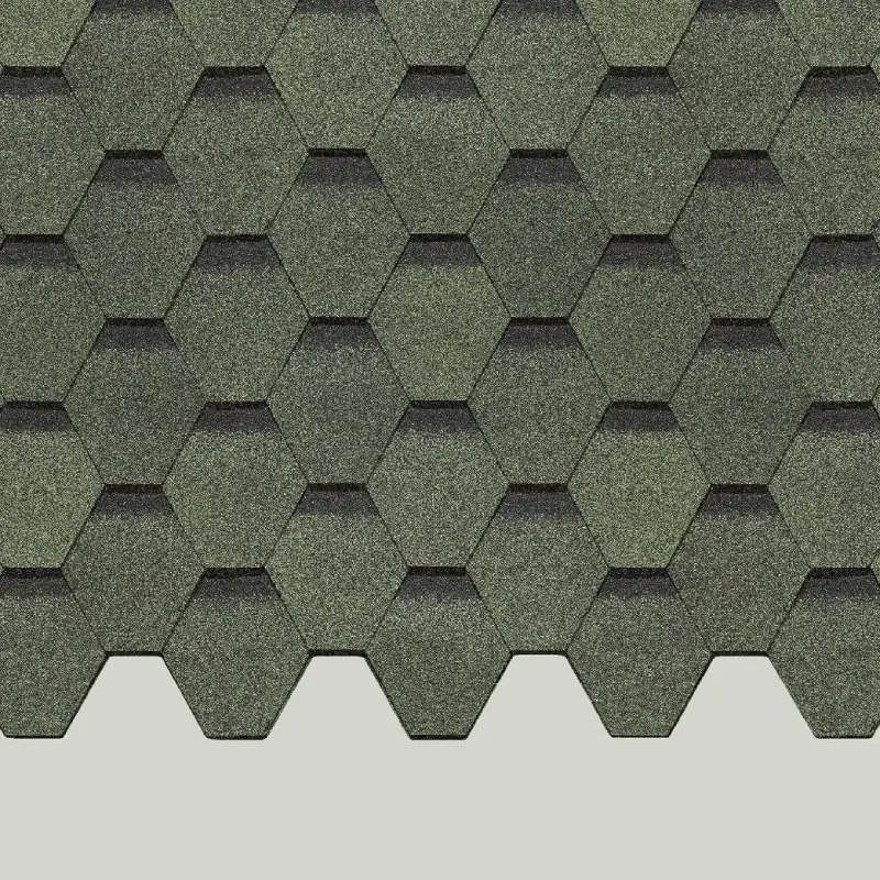 Гибкая черепица Docke Europa Карат Зеленый