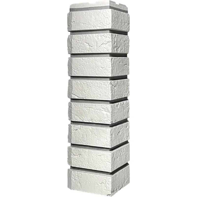 Наружный угол Кирпич Баварский, белый