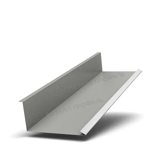 Планка примыкания нижняя 250х122х2000 NormanMP (ПЭ-01-9002-0.5) Планка примыкания нижняя 250х122х2000 NormanMP (ПЭ-01-9002-0.5)