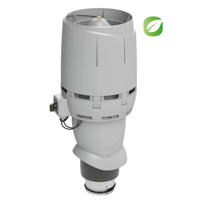 Вентилятор Vilpe Flow Eсo125Р/500 светло-серый