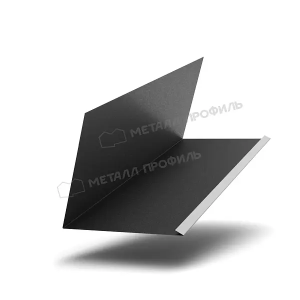 Планка примыкания верхняя к трубе FASTCLICK 250х240х2000 (VikingMP E-20-9005-0.5) Планка примыкания верхняя к трубе FASTCLICK 250х240х2000 (VikingMP E-20-9005-0.5)