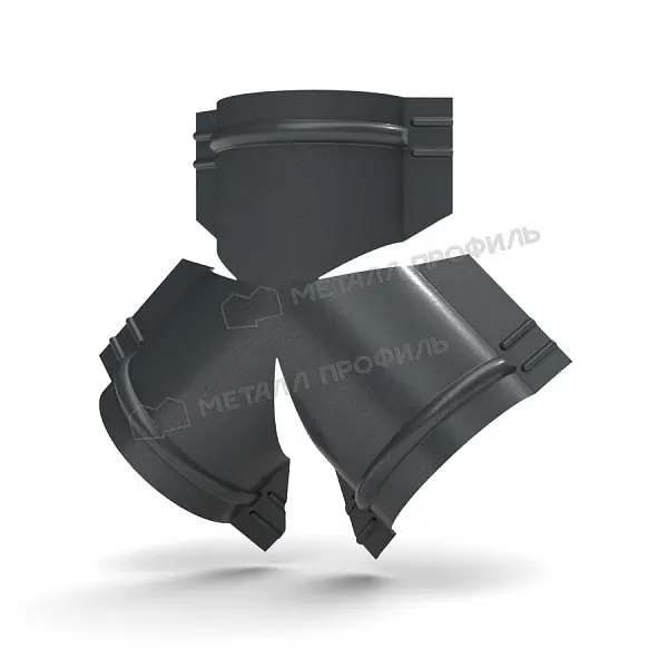 Y-образный тройник для круглого конька R110 (VikingMP-01-7016-0.45)
