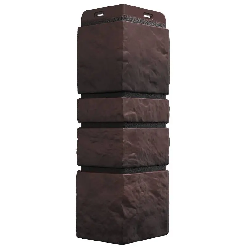 Угол наружный для фасадных панелей Docke Premium, Burg, Темный