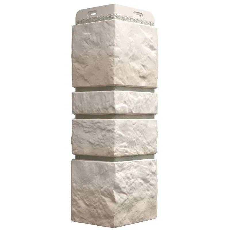 Угол наружный для фасадных панелей Docke Premium, Burg, Белый