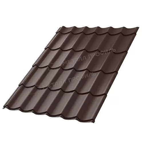 Металлочерепица МеталлПрофиль Ламонтерра-XL (PURETAN-20-RR32-0.5)