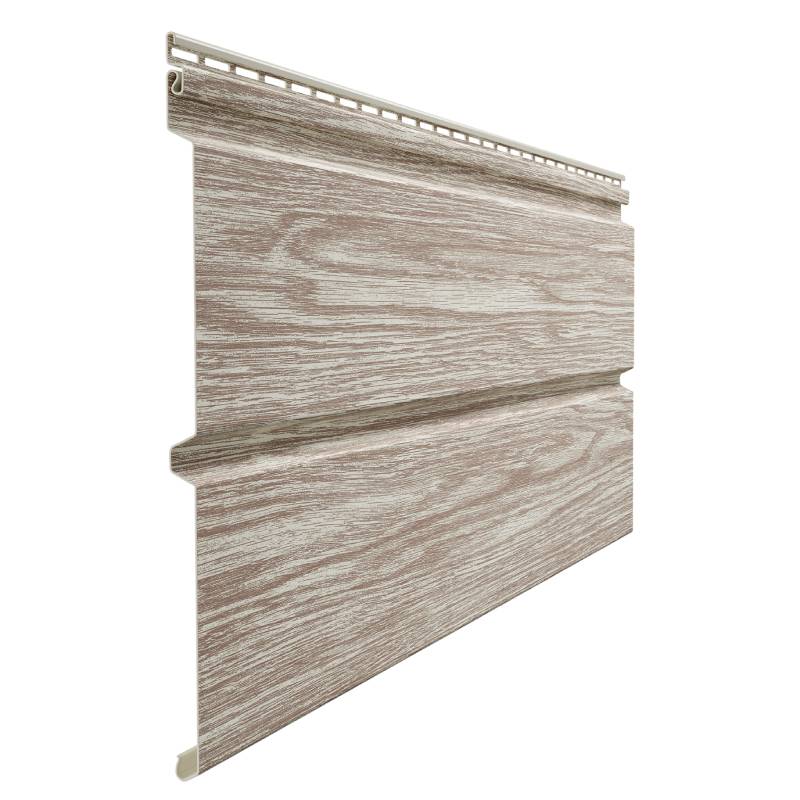 Сайдинг Docke LUX под дерево, Монреаль Брус D6S, орех