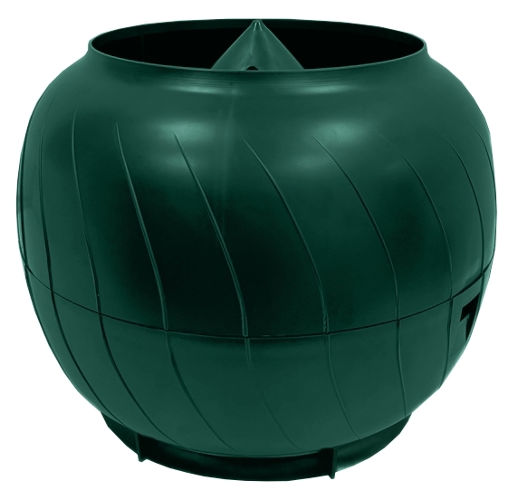 Дефлектор статический (колпак) Gervent 160 мм зеленый