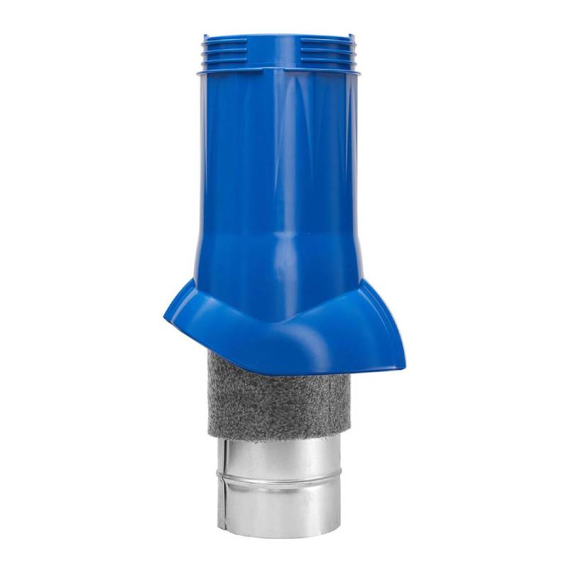 Выход вентиляционный Gervent изолированный 150/160мм серия Static синий