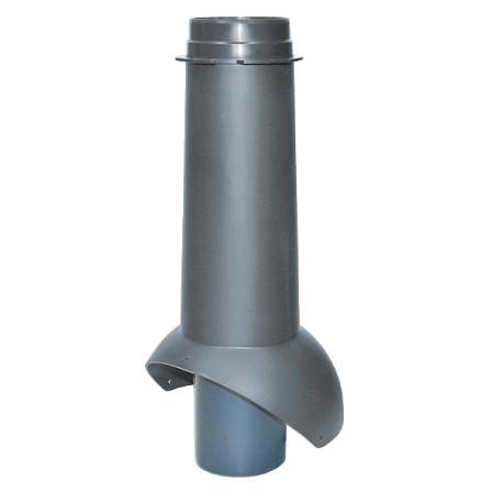 Выход канализации Krovent Pipe-VT 110 изолированный серый
