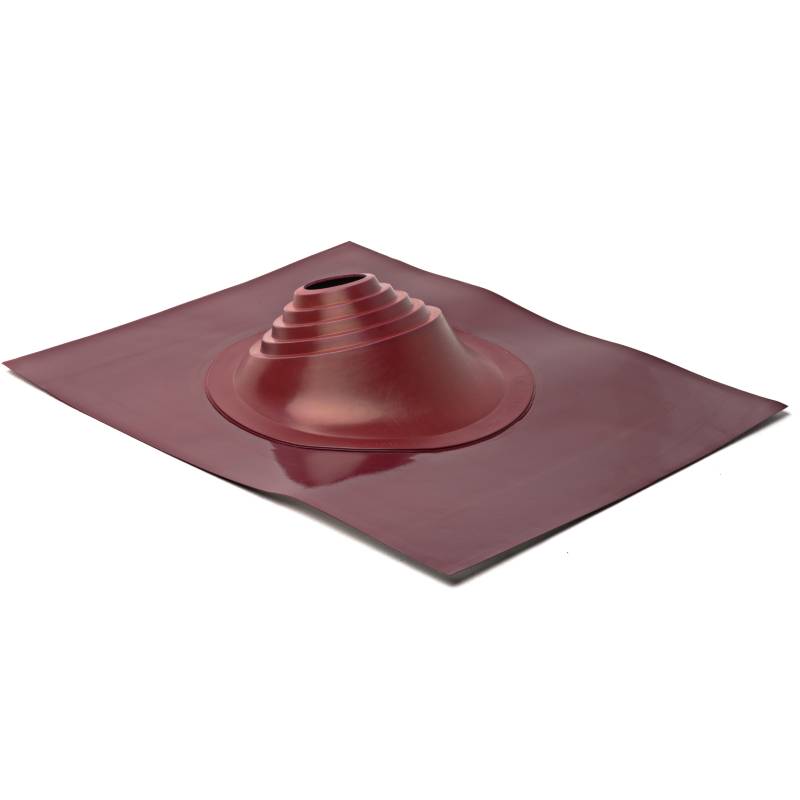 Проходной элемент MF угловой №1 (75-200мм) +185 EPDM (металлический окрашенный фланец) красный