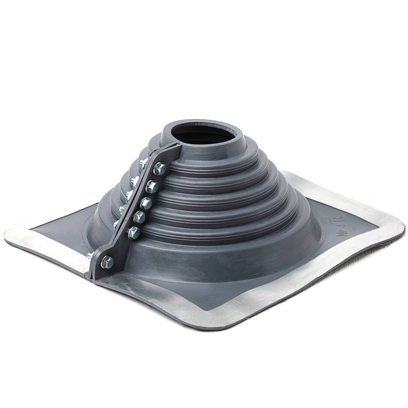 Проходной элемент MF прямой №4R (75-160мм) +185 EPDM серый