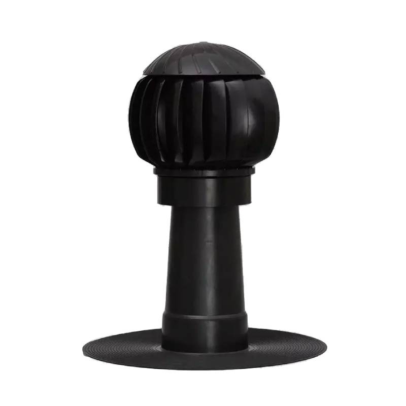 Аэратор Gervent для плоских кровель 160мм черный