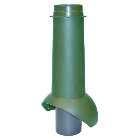 Выход канализации Krovent Pipe-VT 110 изолированный зеленый