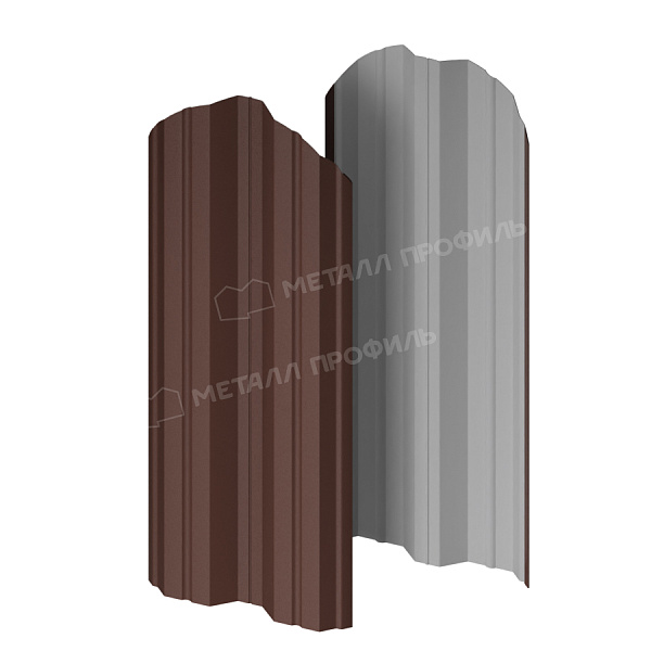 Штакетник металлический МП М-111-О (VikingMP E-20-8017-0.5)