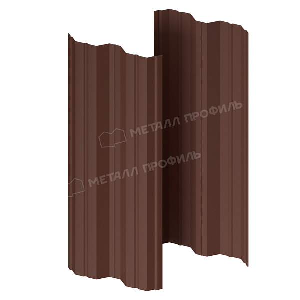 Штакетник металлический МП М-111-Т (ПЭД-01-8017\8017-0.4)