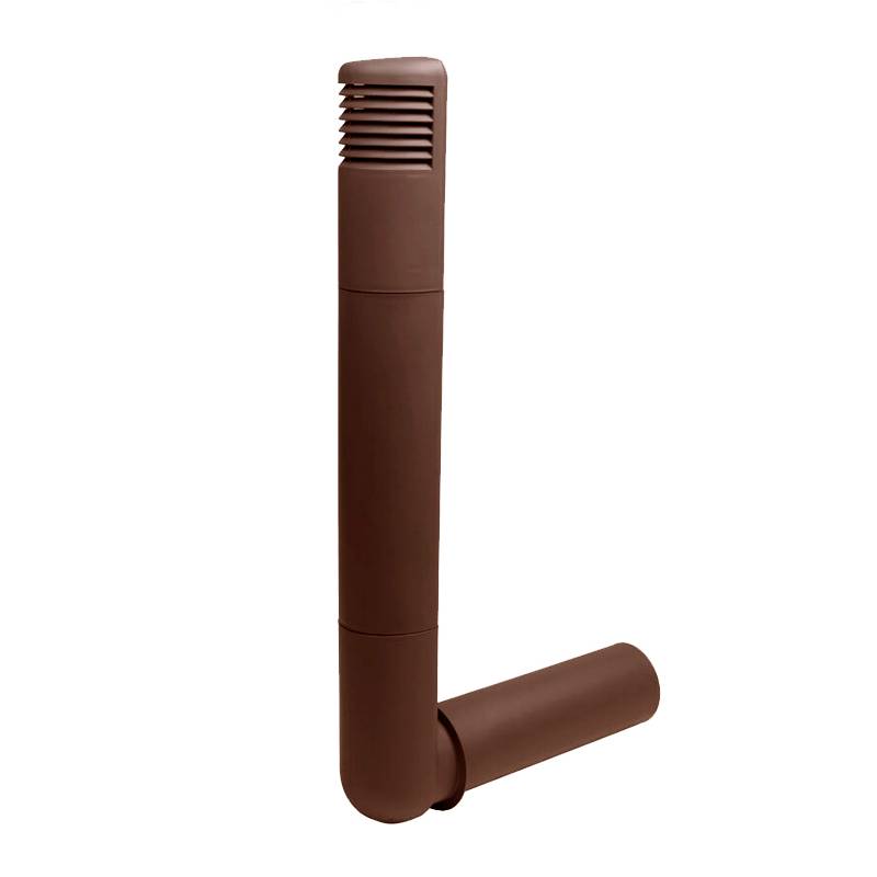 Дефлектор цокольный Vilpe Ross 125/135 шоколадный