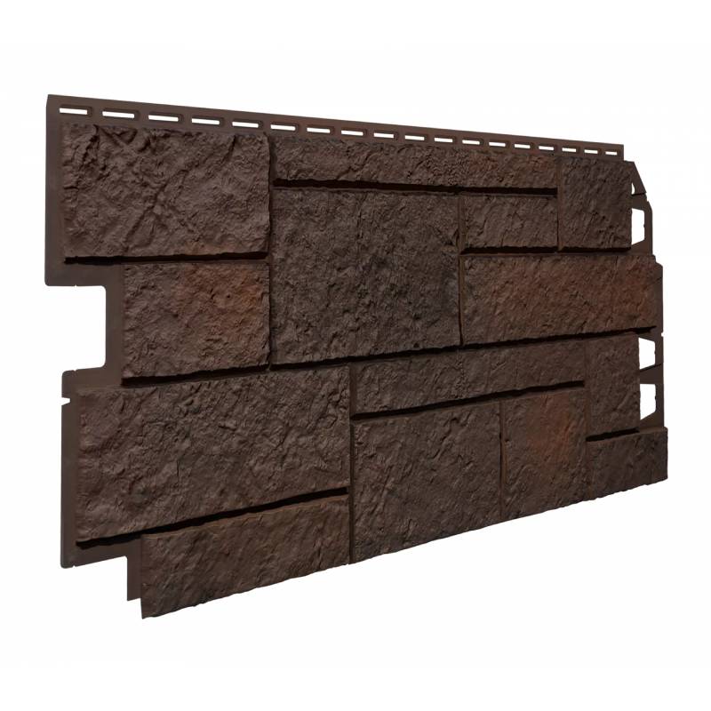 Фасадные панели, Песчаник, Темно-коричневый Фасадные панели, Песчаник, Темно-коричневый