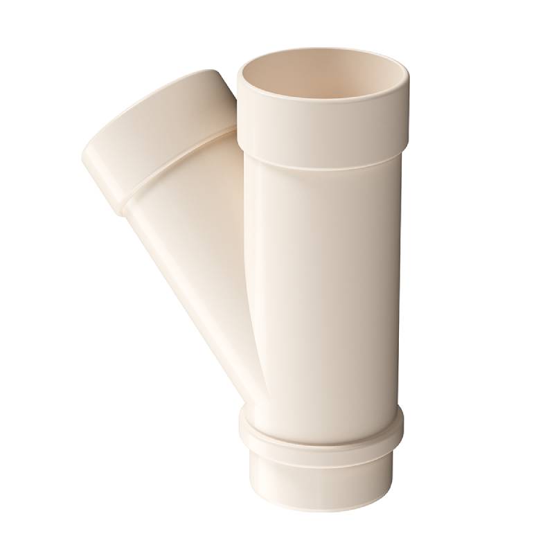 Тройник 45˚ Docke LUX, цвет латте