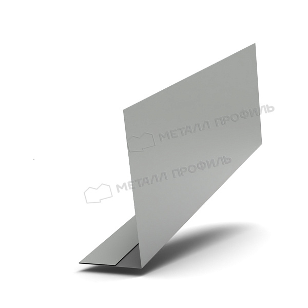 Планка карнизного свеса 250х50х3000 NormanMP (ПЭ-01-9003-0.5)