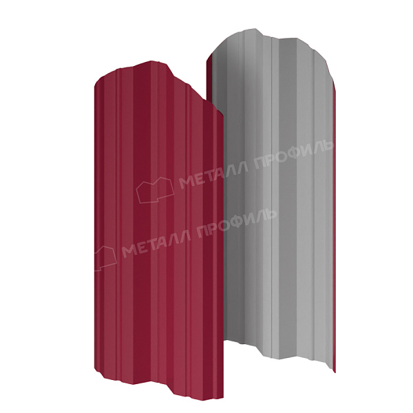 Штакетник металлический МП М-111-О (ПЭ-01-3005-0.45)